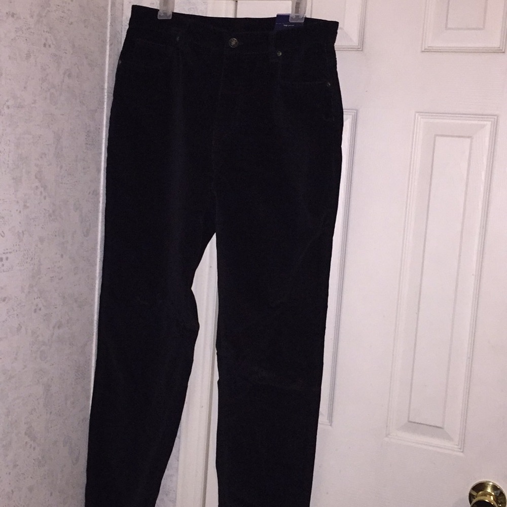 New black corduroy pants